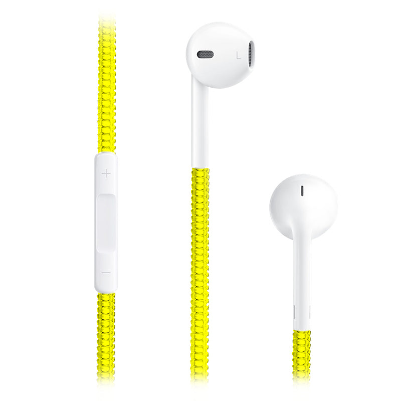 ÉCOUTEURS APPLE USB-C SKOOOBÉS : JAUNE translucide